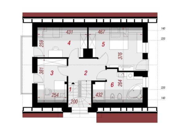 MẪU NHÀ CẤP 4 ĐẸP 78M2