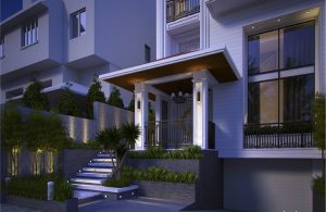 MẪU NHÀ PHỐ 4 TẦNG TÂN CỔ ĐIỂN