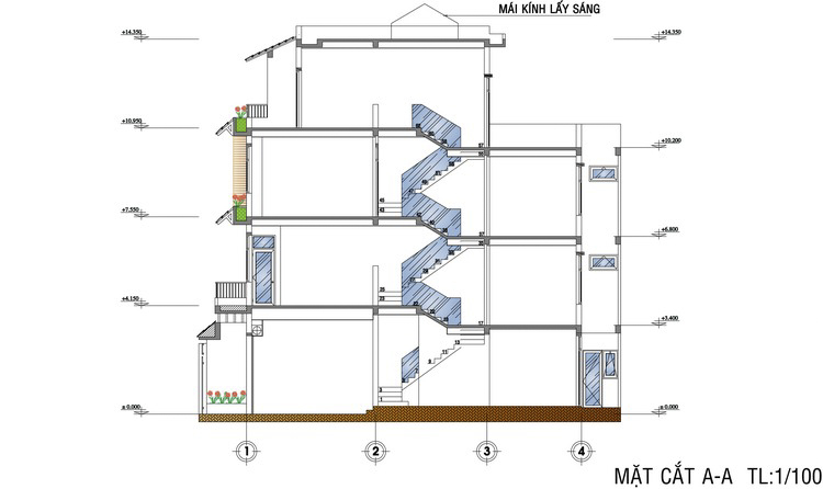 MẪU NHÀ PHỐ HIỆN ĐẠI DIỆN TÍCH NHỎ 64M2