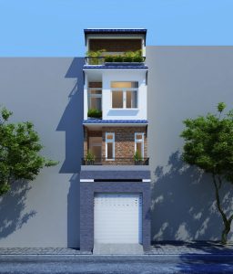 MẪU NHÀ PHỐ HIỆN ĐẠI DIỆN TÍCH NHỎ 64M2