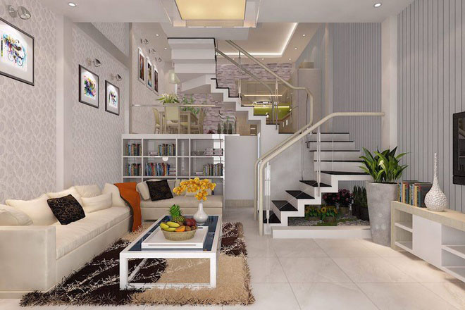 Mẫu nhà phố mặt tiền 6x20m