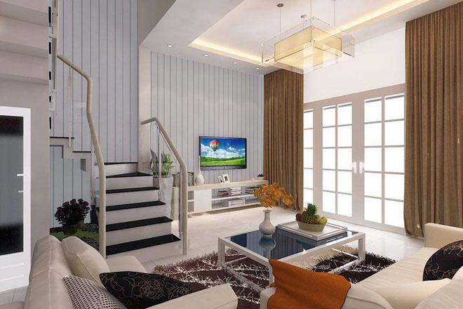 Mẫu nhà phố mặt tiền 6x20m