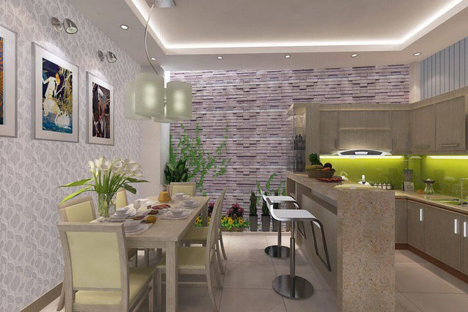 Mẫu nhà phố mặt tiền 6x20m