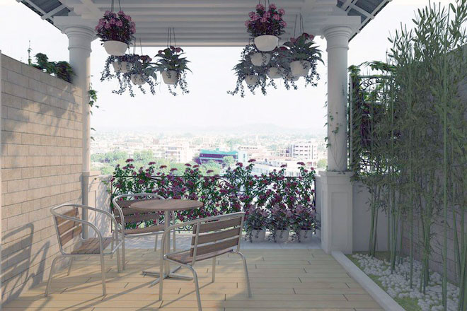 Mẫu nhà phố mặt tiền 6x20m